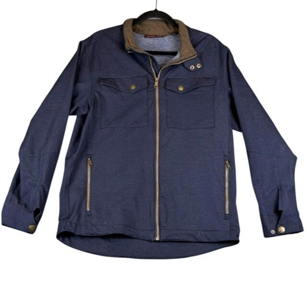 Snap-on Commander Series Mens Navy Blue Full Zip Workwear Field Jacket Medium